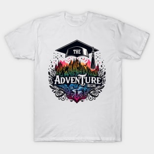 ADVENTURE BEGINS - GRADUATION DAY CELEBRATION T-Shirt